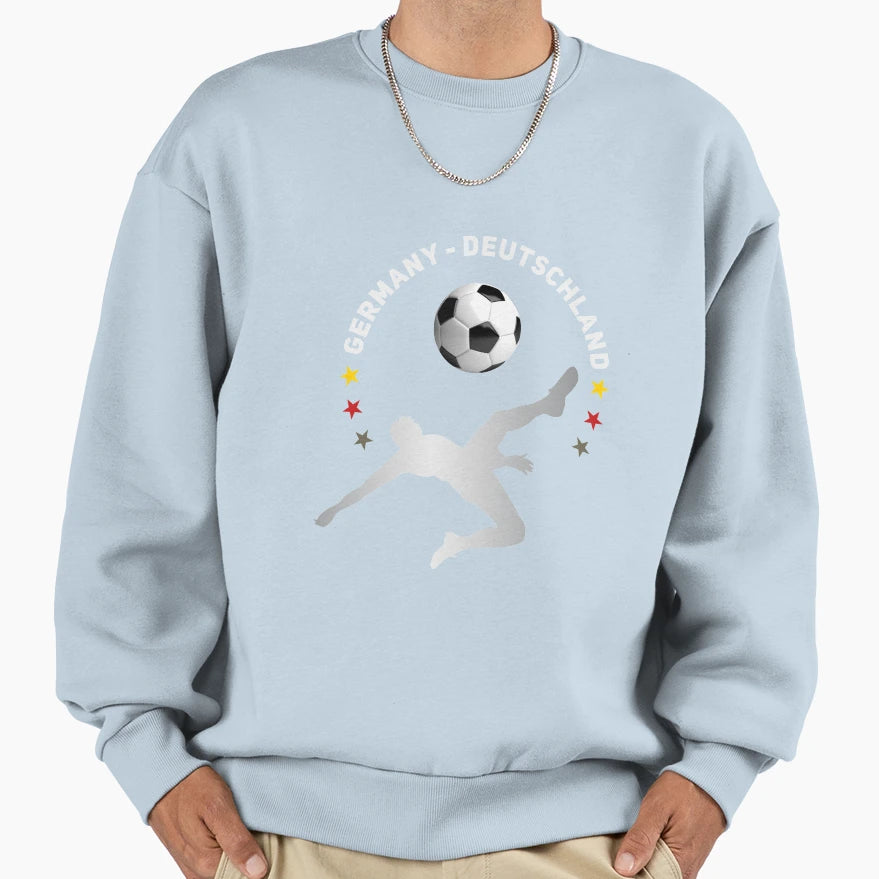 Football Shot Ball Germany National Sweatshirt - Unique Graphic Unisex - T-Shirt, Sweatshirt, Hoodie