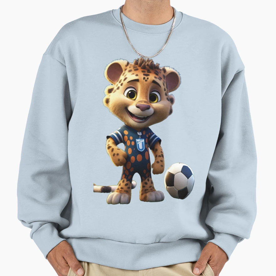 Soccer Star Cheetah Sweatshirt - Trendy Graphic Men Women - T-Shirt, Sweatshirt, Hoodie