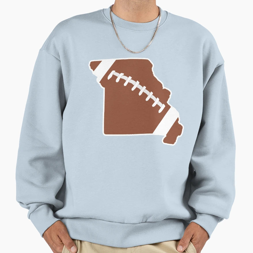Football Missouri Fun Football Sweatshirt - Casual Everyday Wear Unisex - T-Shirt, Sweatshirt, Hoodie