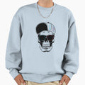 Stylish Skull Sweatshirt - Aesthetic Graphic for Adults - T-Shirt, Sweatshirt, Hoodie