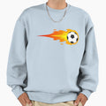 Football Fire Sun Ball Football Ball Sweatshirt - Unique Graphic Unisex - T-Shirt, Sweatshirt, Hoodie