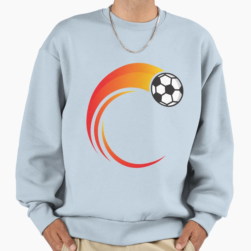 Football Wave Ball Football Ball Sweatshirt - Custom Art Print for Adults - T-Shirt, Sweatshirt, Hoodie
