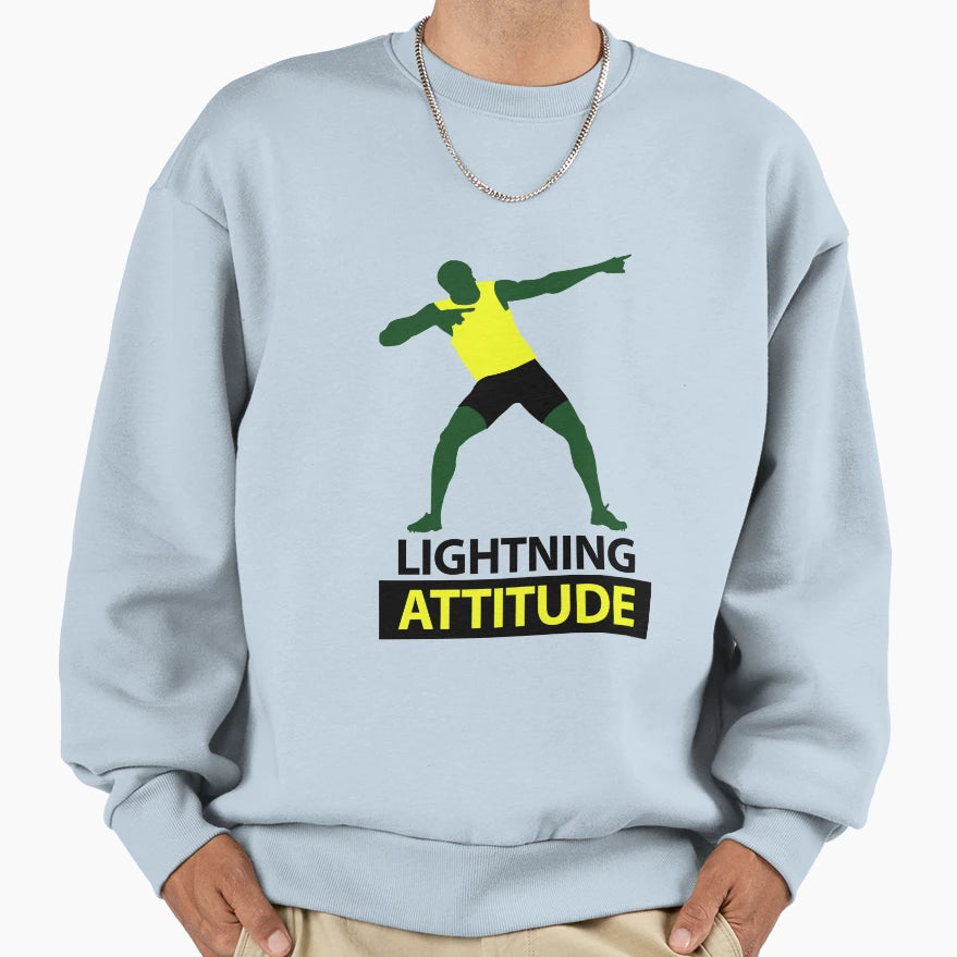 Lightning Attitude Sweatshirt - Aesthetic Graphic Unisex - T-Shirt, Sweatshirt, Hoodie