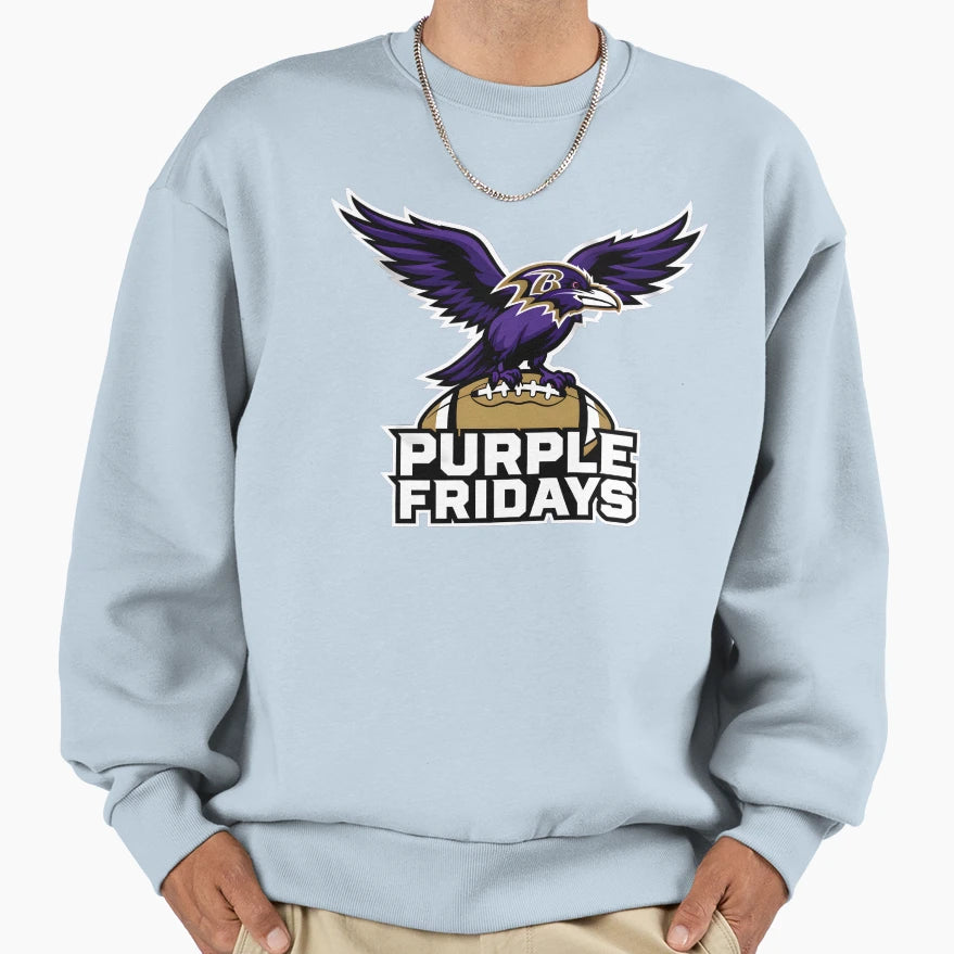 Purple Fridays Sweatshirt - Graphic Print Men Women - T-Shirt, Sweatshirt, Hoodie