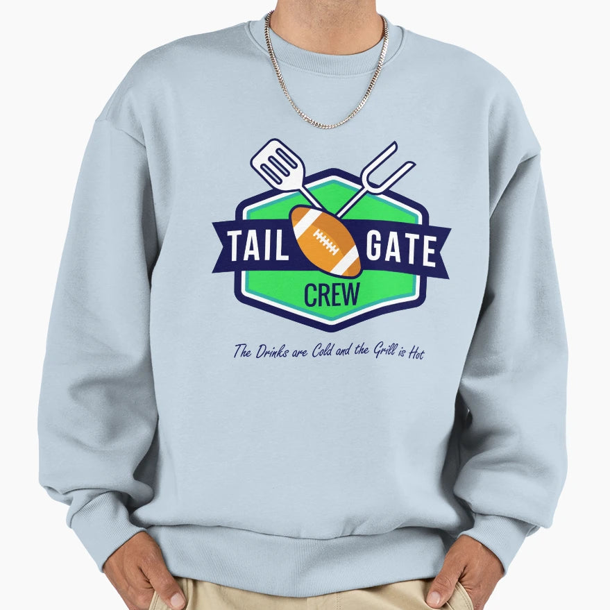 Football Tailgate Crew Sweatshirt - Streetwear Style Men Women - T-Shirt, Sweatshirt, Hoodie