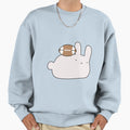 Little Football Bunny Sweatshirt - Aesthetic Graphic Men Women - T-Shirt, Sweatshirt, Hoodie