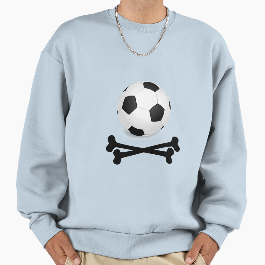 Pirate Soccer Sweatshirt - Casual Everyday Wear Men Women - T-Shirt, Sweatshirt, Hoodie