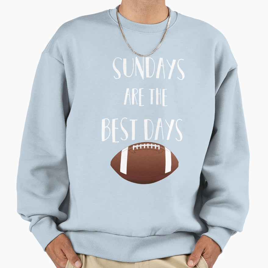 Funny Football Sundays Are Best Days Sweatshirt - Novelty Apparel Men Women - T-Shirt, Sweatshirt, Hoodie