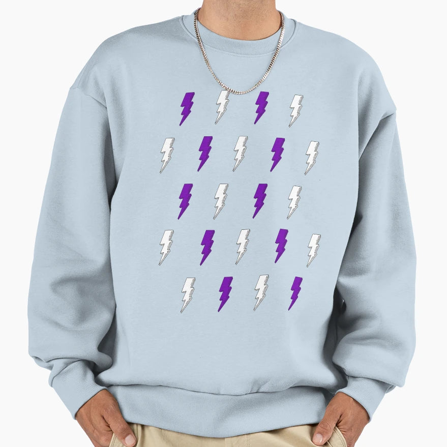 Lightning Bolt Sweatshirt - Graphic Print Men Women - T-Shirt, Sweatshirt, Hoodie