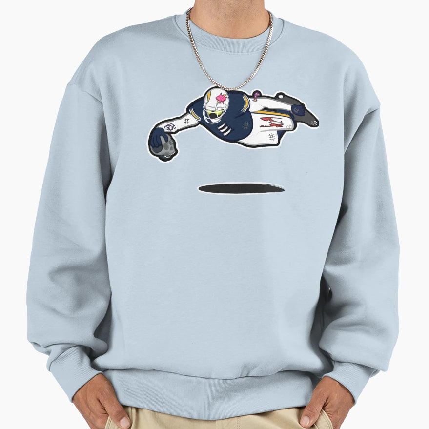 Zombie Football Player San Sweatshirt - Casual Everyday Wear for Adults - T-Shirt, Sweatshirt, Hoodie
