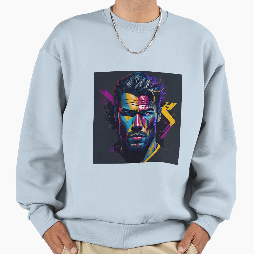 Handsome Guy Sweatshirt - Unique Graphic Unisex - T-Shirt, Sweatshirt, Hoodie