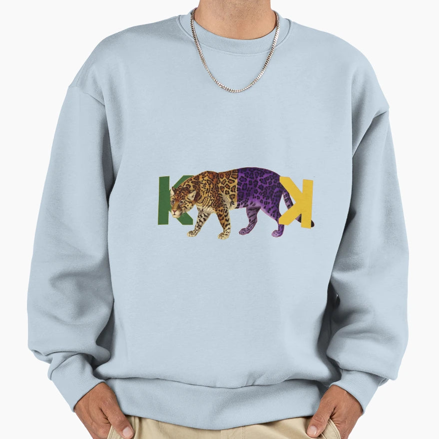 Kings Dual Leopard Bwwa Sweatshirt - Fun Novelty Design Unisex - T-Shirt, Sweatshirt, Hoodie