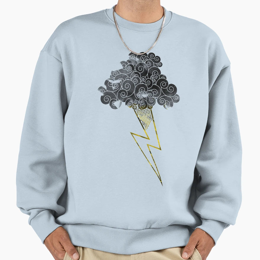 Lightning Bolt Sweatshirt - Aesthetic Graphic Unisex - T-Shirt, Sweatshirt, Hoodie