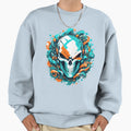 Colorful Skull Sweatshirt - Graphic Print Unisex - T-Shirt, Sweatshirt, Hoodie