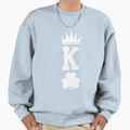 Shamrock King St Patrick Sweatshirt - Fun Novelty Design Men Women - T-Shirt, Sweatshirt, Hoodie
