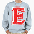 Big Red Letter E Sweatshirt - Trendy Graphic Unisex - T-Shirt, Sweatshirt, Hoodie
