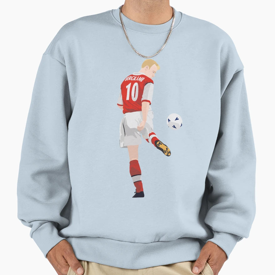Dennis Bergkamp Arsenal Sweatshirt - Casual Everyday Wear Men Women - T-Shirt, Sweatshirt, Hoodie