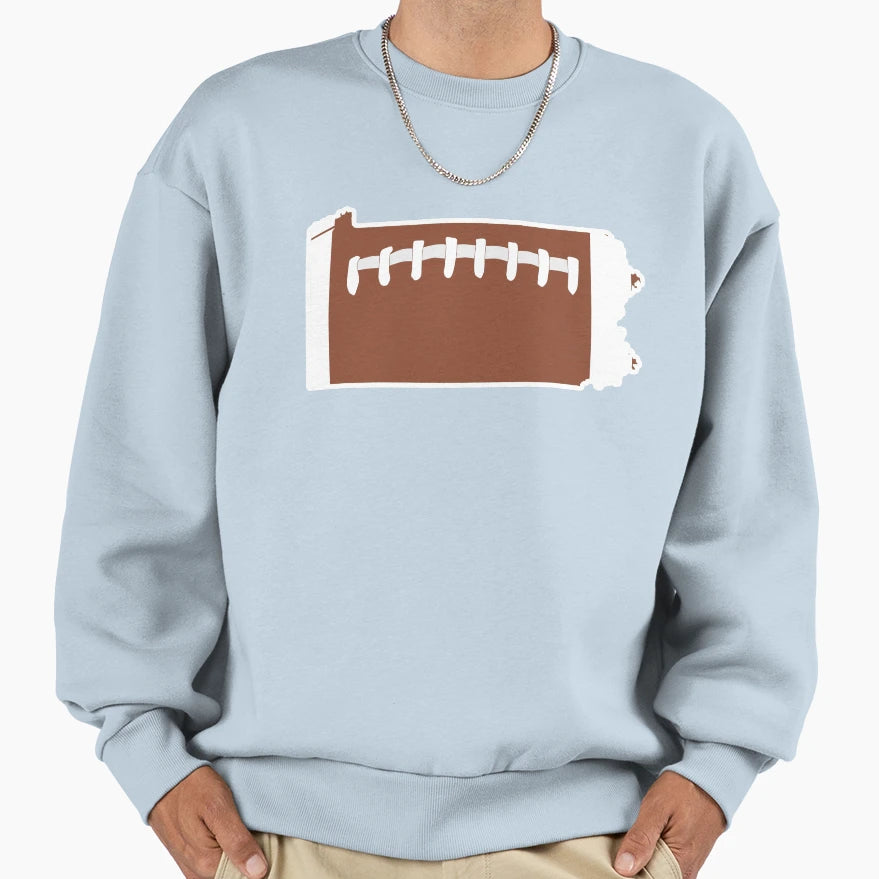 Football Pennsylvania Fun Sweatshirt - Streetwear Style for Adults - T-Shirt, Sweatshirt, Hoodie