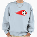 Football Fireball Sweatshirt - Casual Everyday Wear Men Women - T-Shirt, Sweatshirt, Hoodie