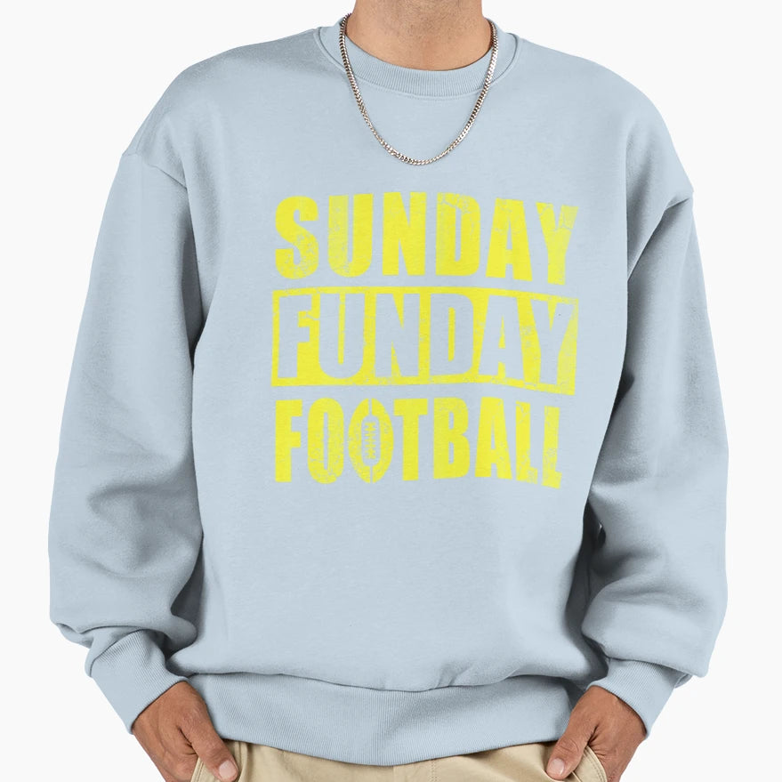 Sunday Funday Football Sweatshirt - Unique Graphic for Adults - T-Shirt, Sweatshirt, Hoodie