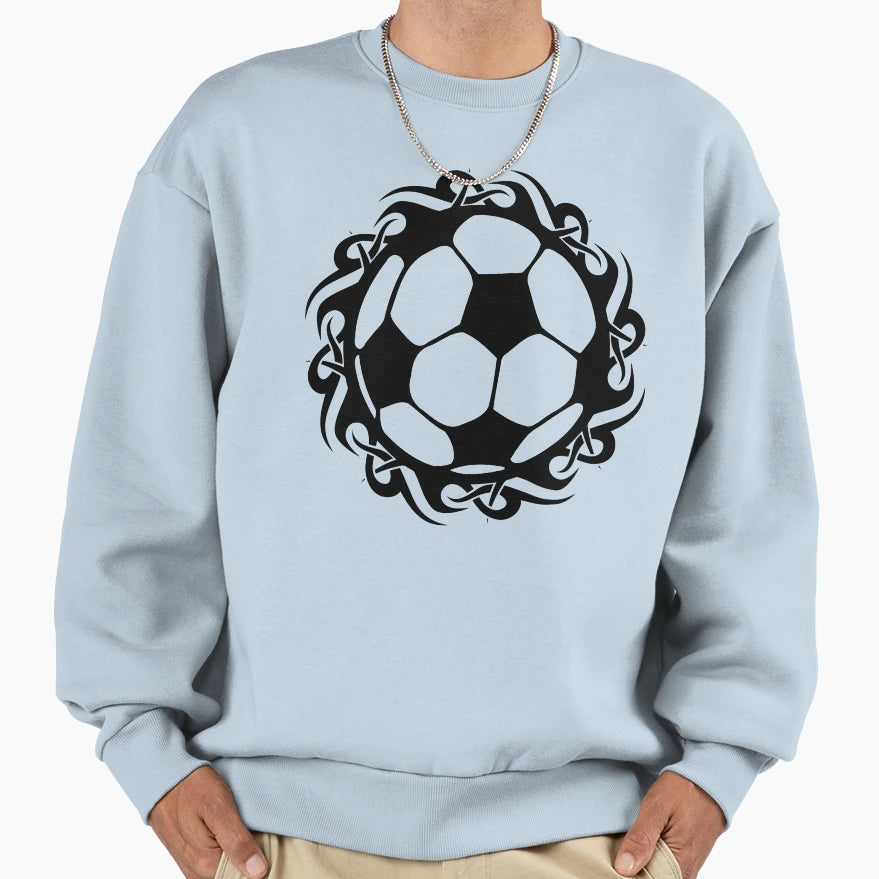 Futbol Tribal Sweatshirt - Trendy Graphic for Adults - T-Shirt, Sweatshirt, Hoodie
