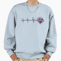 Iconic Pulse Heartbeat Sweatshirt - Novelty Apparel Men Women - T-Shirt, Sweatshirt, Hoodie