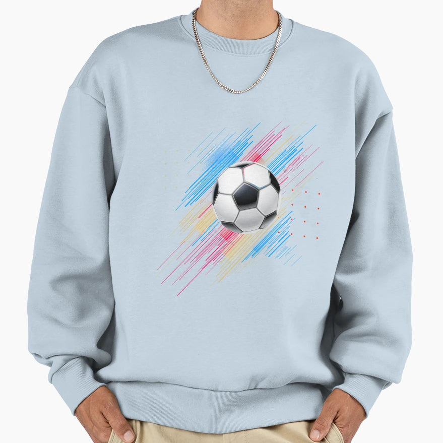 Soccer Ingredient Game Elements Sweatshirt - Minimalist Print Men Women - T-Shirt, Sweatshirt, Hoodie