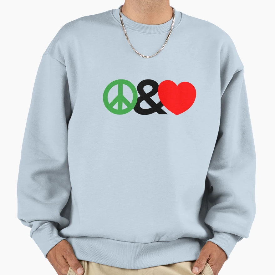 Peace Love Gbr Sweatshirt - Streetwear Style for Adults - T-Shirt, Sweatshirt, Hoodie
