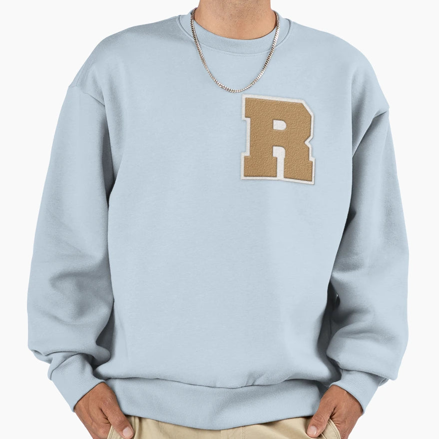 Varsity Letter R Sweatshirt - Novelty Apparel for Adults - T-Shirt, Sweatshirt, Hoodie