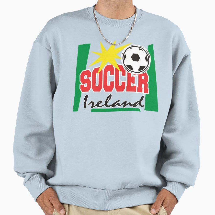 Irish Soccer Sweatshirt - Graphic Print Unisex - T-Shirt, Sweatshirt, Hoodie