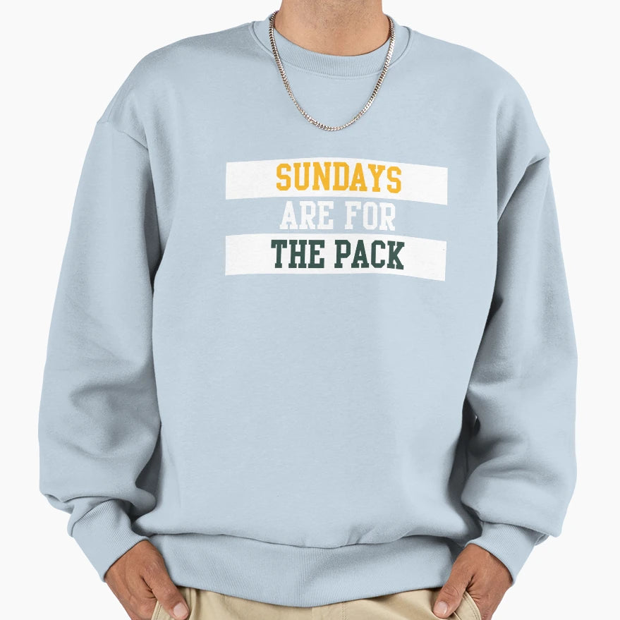 Sundays Are Pack Sweatshirt - Streetwear Style Men Women - T-Shirt, Sweatshirt, Hoodie