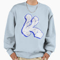 K Graffiti Letter Sweatshirt - Trendy Graphic Men Women - T-Shirt, Sweatshirt, Hoodie