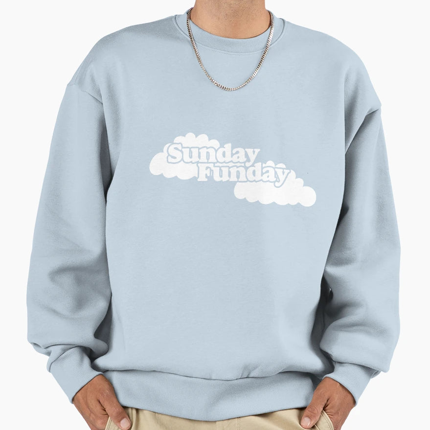 Sunday Funday Sweatshirt - Fun Novelty Design for Adults - T-Shirt, Sweatshirt, Hoodie