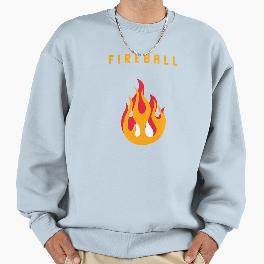 Fireball Sweatshirt - Trendy Graphic Men Women - T-Shirt, Sweatshirt, Hoodie