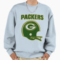 Green Bay Helmet Sweatshirt - Minimalist Print Men Women - T-Shirt, Sweatshirt, Hoodie