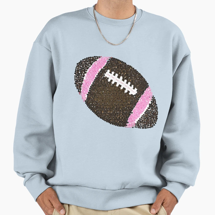 Colorful American Football Made Sweatshirt - Casual Everyday Wear Unisex - T-Shirt, Sweatshirt, Hoodie
