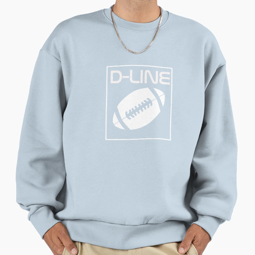 D Line Football Athletics Defensive T-Shirt - Custom Art Print Unisex - T-Shirt, Sweatshirt, Hoodie