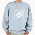 D Line Football Athletics Defensive T-Shirt - Custom Art Print Unisex - T-Shirt, Sweatshirt, Hoodie
