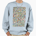 Soccer Stamps Sweatshirt - Minimalist Print Men Women - T-Shirt, Sweatshirt, Hoodie