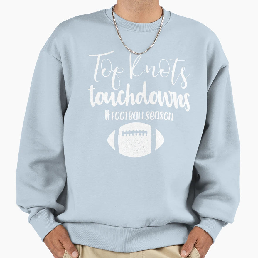Knots And Touchdowns Sweatshirt - Novelty Apparel Men Women - T-Shirt, Sweatshirt, Hoodie