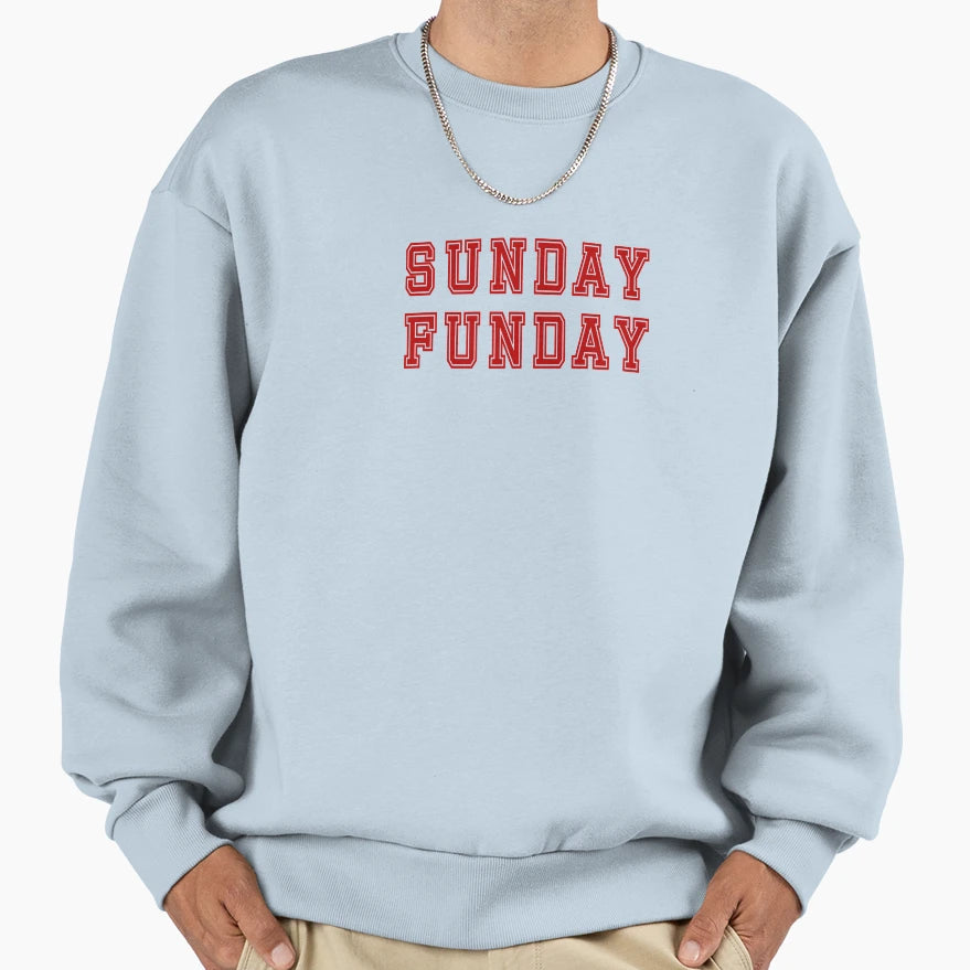Sunday Funday T-Shirt - Aesthetic Graphic Men Women - T-Shirt, Sweatshirt, Hoodie