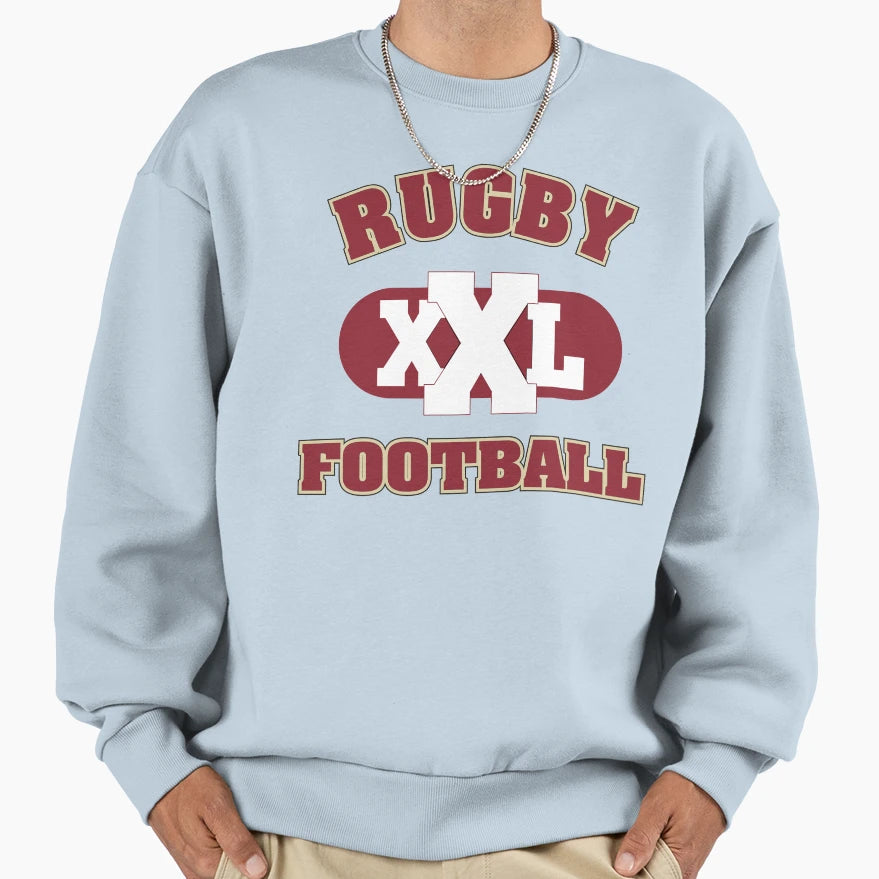 Rugby Football Sweatshirt - Trendy Graphic Unisex - T-Shirt, Sweatshirt, Hoodie