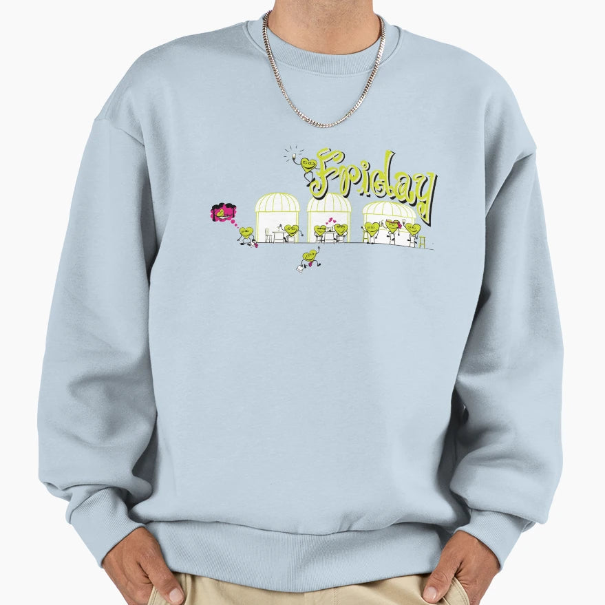 Days Week Friday Sweatshirt - Unique Graphic Unisex - T-Shirt, Sweatshirt, Hoodie