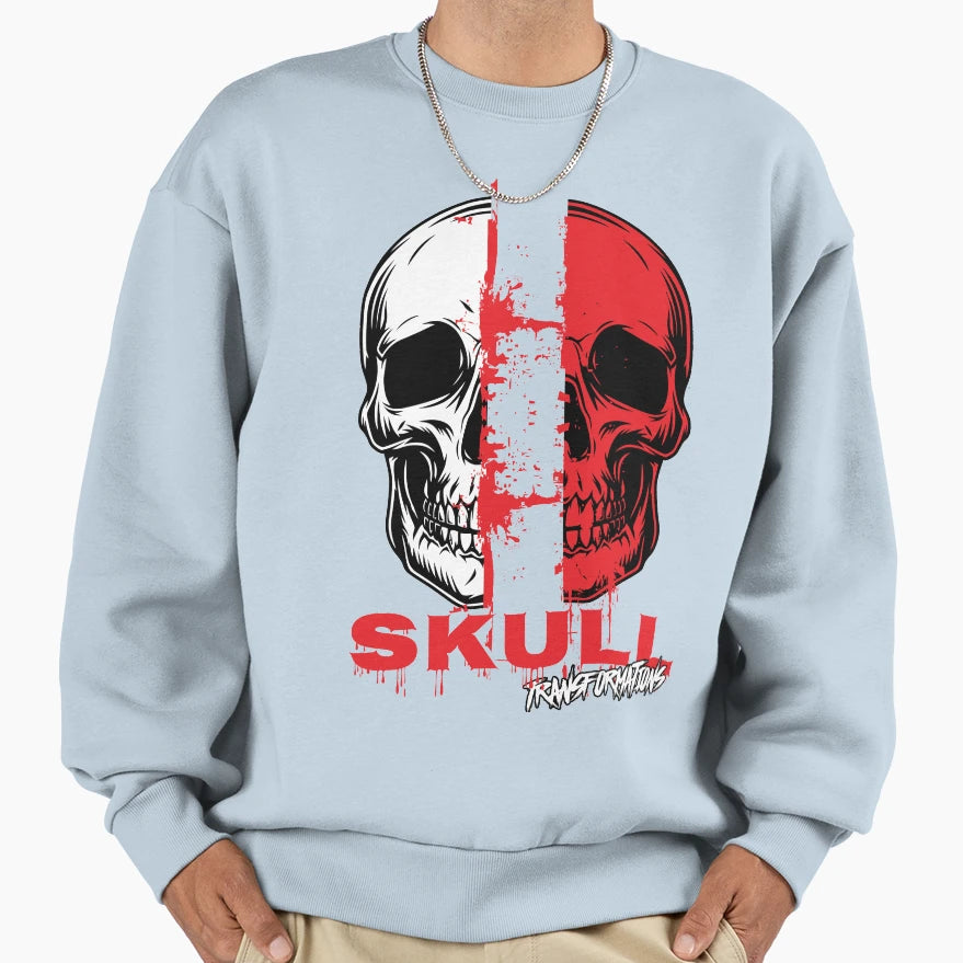 Skull Transformations Sweatshirt - Custom Art Print for Adults - T-Shirt, Sweatshirt, Hoodie
