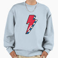 University Kansas Lightning Bolt Sweatshirt - Unique Graphic Unisex - T-Shirt, Sweatshirt, Hoodie