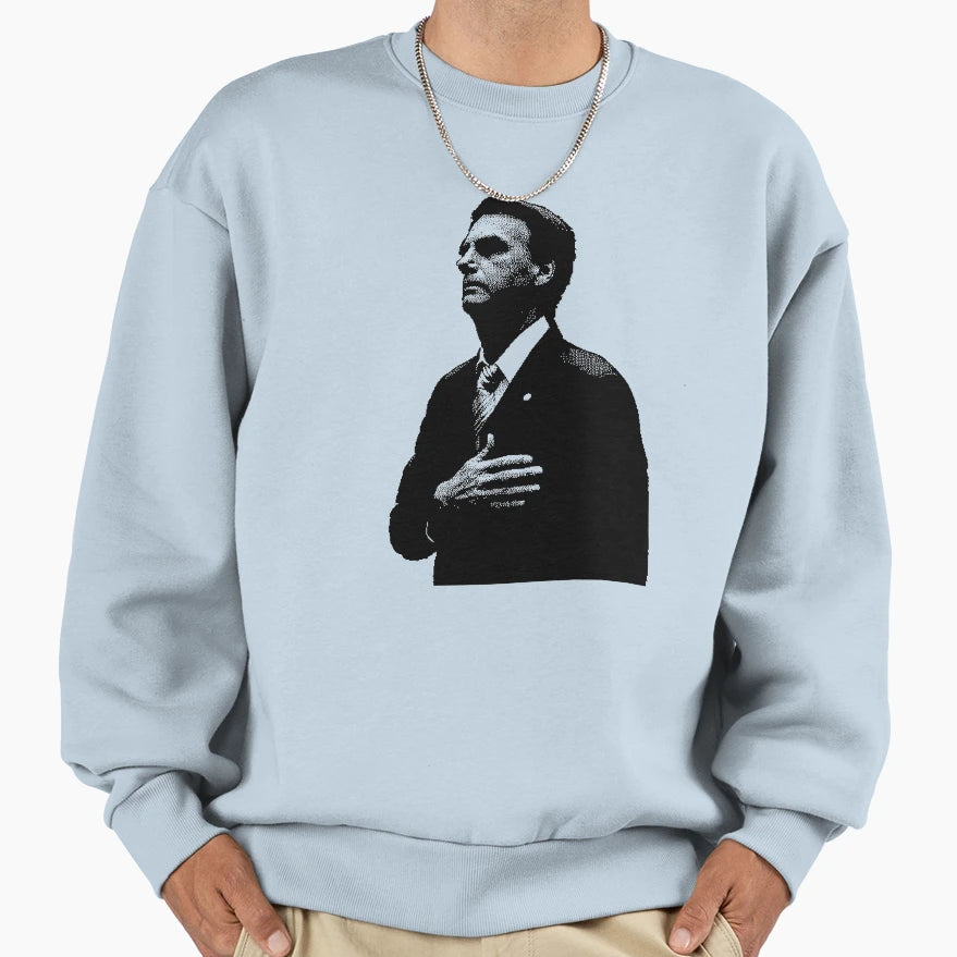 Bolsonaro Presidente Sweatshirt - Custom Art Print Men Women - T-Shirt, Sweatshirt, Hoodie