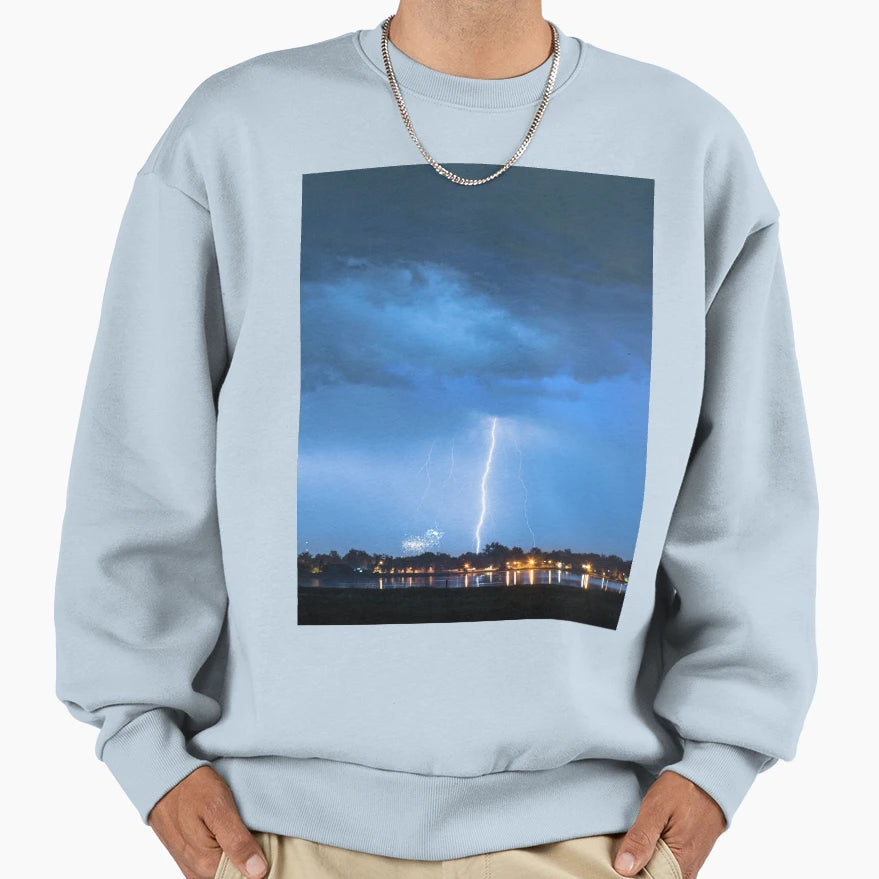Lightning Raining Down Some Sweatshirt - Casual Everyday Wear Men Women - T-Shirt, Sweatshirt, Hoodie