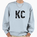 Geo Lines Kc Black Sweatshirt - Minimalist Print Unisex - T-Shirt, Sweatshirt, Hoodie