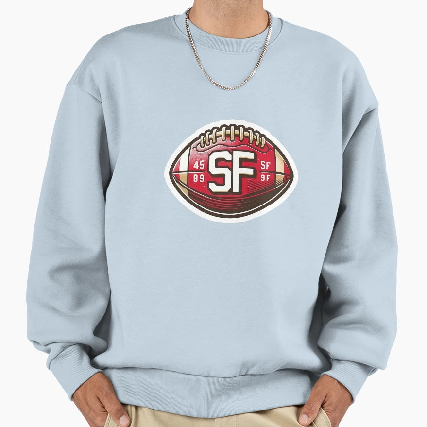 Sf Emblem Sweatshirt - Novelty Apparel Unisex - T-Shirt, Sweatshirt, Hoodie