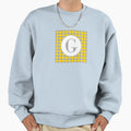 G Checkard Sweatshirt - Minimalist Print for Adults - T-Shirt, Sweatshirt, Hoodie